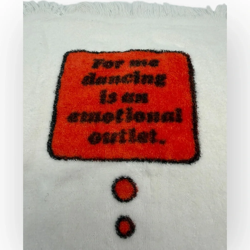 Peanuts Snoopy hand towel Dish Towel vintage Stevens Utica 23